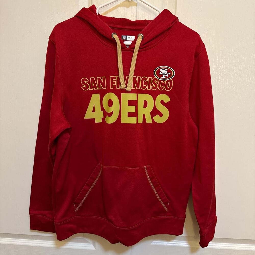 Men's San Francisco 49ers red Hoodie size M